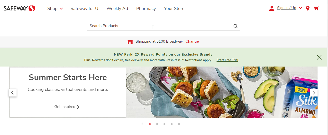 Safeway Best grocery site